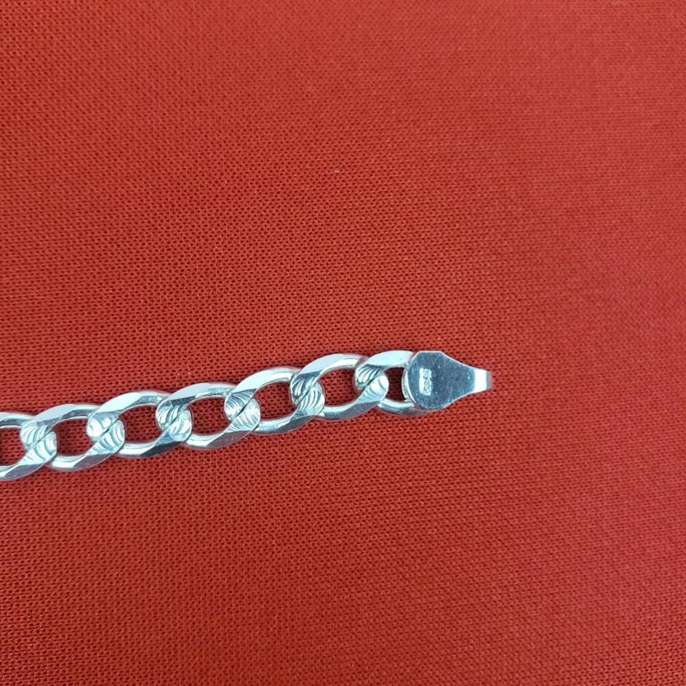 925  sterling silver mens bracelet‎